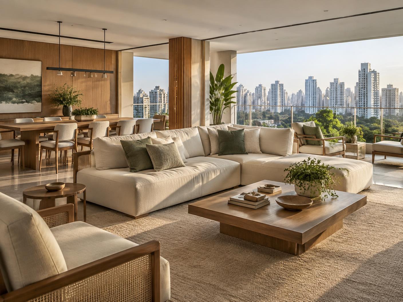 Apartamento com vista aberta